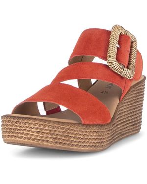 Gabor High Heel Sandals - Rojo
