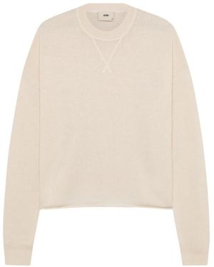 Autry Rundhals-Pullover - Natur