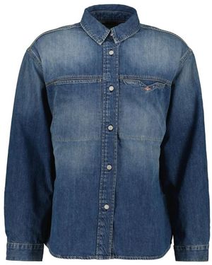 Replay W2439 Denim Shirt - Blauw