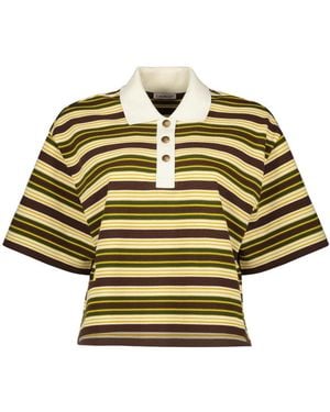 Moncler Polo Shirts - Yellow