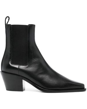 P.A.R.O.S.H. Cowboy & Biker Boots - Black