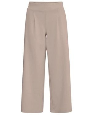 Ichi Wide Trousers - Grey