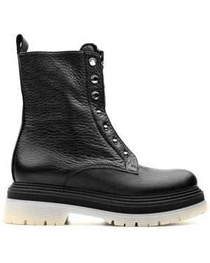 Laura Bellariva Lace-Up Boots - Black