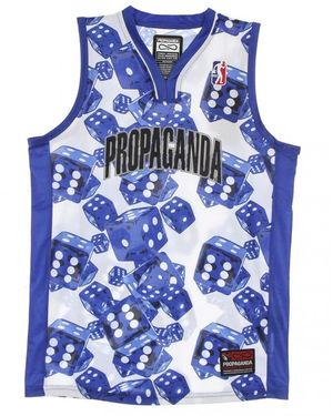 Propaganda Sleeveless Tops - Blue