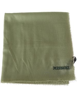 Missoni Accessoires ,Groen ,Cashmere Scarf