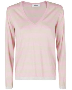 Gran Sasso V-Neck Knitwear - Rose