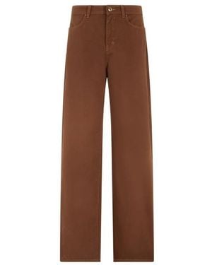Max Mara Straight Trousers - Marrón