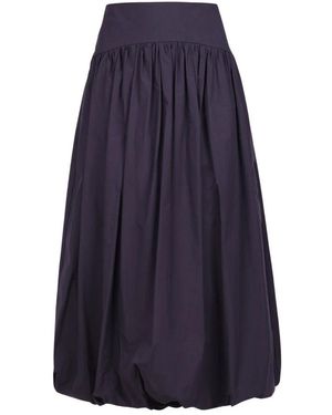 Ottod'Ame Rokken ,Zwart ,Katoen Gonna Lunga A Palloncino - Blauw