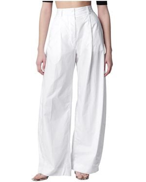 Thelatest Wide Pants - White
