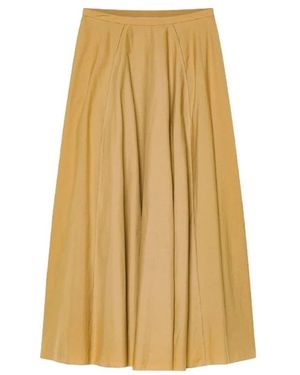 forte_forte Midi Skirts - Natural