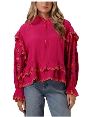 Harper & Yve Rote Joan-Ls Bluse