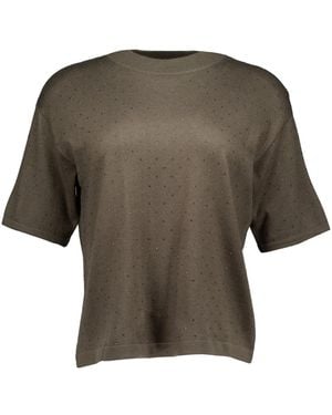 Nenette Round-Neck Knitwear - Verde