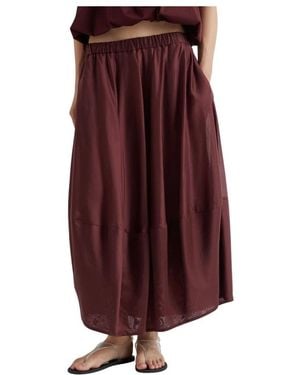MEIMEIJ Maxi Skirts - Red