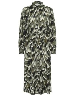 Kaffe Shirt Dresses - Verde