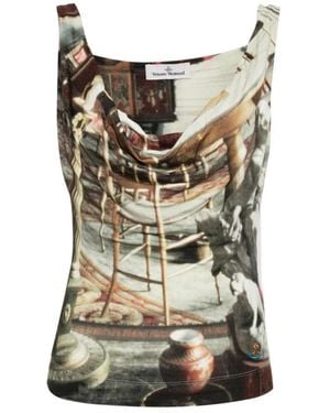 Vivienne Westwood Sleeveless Tops - Green
