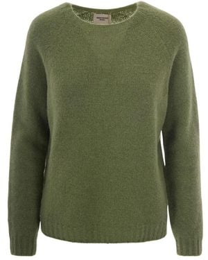 Max Mara Rundhals-Strickware - Grün