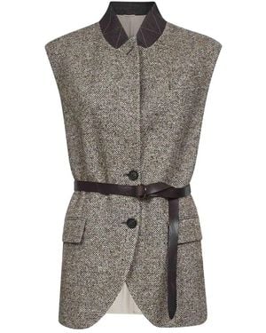 Brunello Cucinelli Vests - Grigio