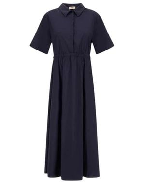 Herno Shirt Dresses - Blue