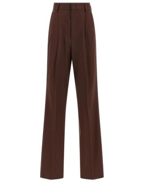 ARMARIUM Straight Trousers - Brown