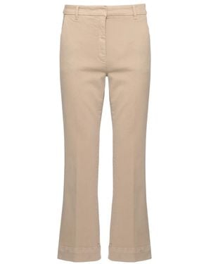 Marella Broeken ,Katoen Wijde Broek - Naturel