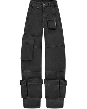 flâneur Straight Trousers - Nero