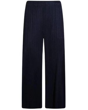 Issey Miyake Wide Trousers - Blue
