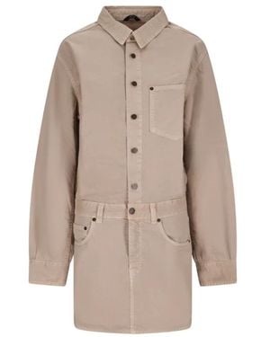 Haikure Shirt Dresses - Natural