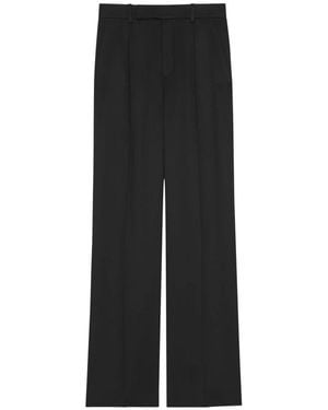 Saint Laurent Straight Trousers - Black