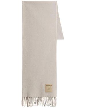 Woolrich Patch Schal Für Stilvollen Winterlook - Natur
