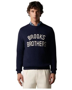Brooks Brothers Round-Neck Knitwear - Blue