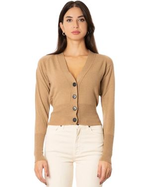 SOLOTRE Cardigan - Naturel