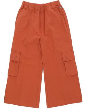 Obey Wide Trousers - Orange