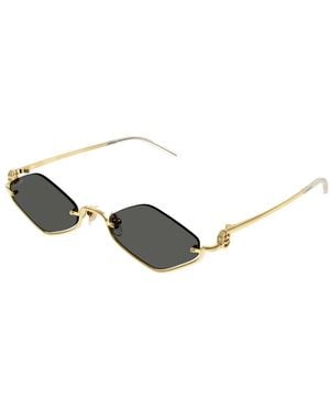 Gucci Geometrica Zonnebril - Metallic