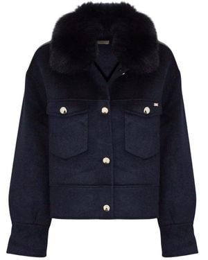 PHO® Firenze Faux Fur & Shearling Jackets - Azul