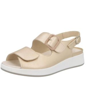 SOLIDUS Riemchensandalen Für Damen - Natur
