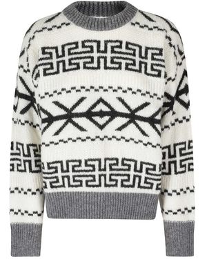 Woolrich Truien & Vesten ,Wit ,Fairisle Crewneck