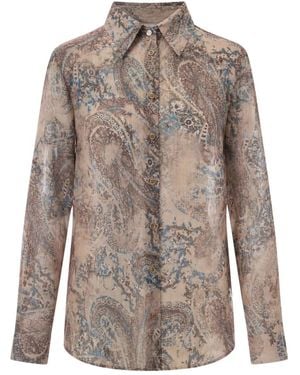 Liu Jo Overhemden ,Polyester Shirts - Bruin