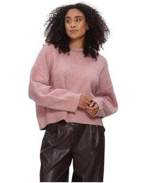 Summum Boxy Sweater Wool - Rood