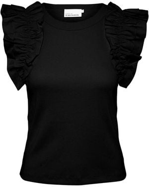 Karen By Simonsen Sleeveless Tops - Black