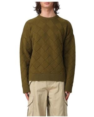Bottega Veneta Round-Neck Knitwear - Green