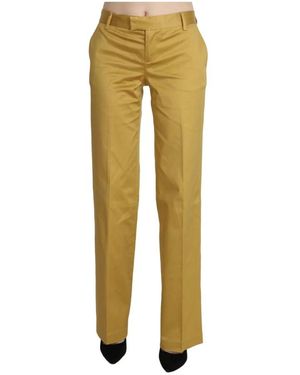 Just Cavalli Straight Trousers - Yellow