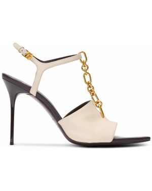 Balmain High Heel Sandals - Blanc