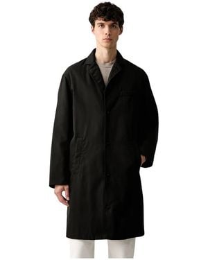 ARMANI EXCHANGE Single-Breasted Coats - Nero