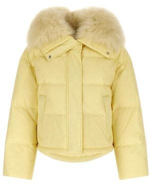 Yves Salomon Winter Jackets - Yellow