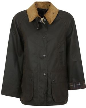 Barbour Jassen ,Groen ,Katoen Bedale Jacket - Zwart