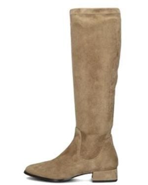 Notre-v Schoenen ,Bruin ,Wol Taupe Hoge Laarzen Voor Stijlvolle Herfst En Winter - Wit