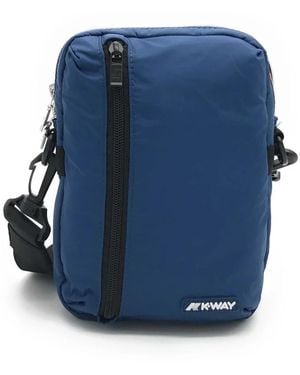 K-Way Messenger Bags - Blue