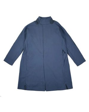 J.L-A.L Jassen ,Blauw ,Blauwe Split Trench Jas