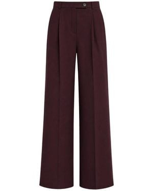 Marella Wide Trousers - Morado