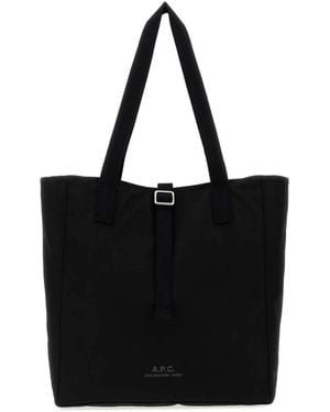 A.P.C. Tote Bags - Nero